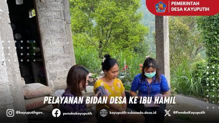 KUNJUNGAN BIDAN DESA KE IBU HAMIL